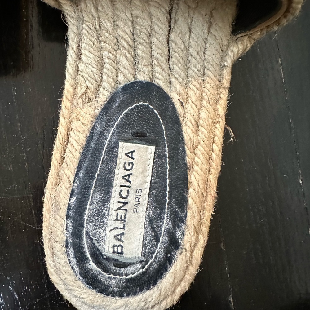 Balenciaga Straw Espadrilles - Picture 9 of 10